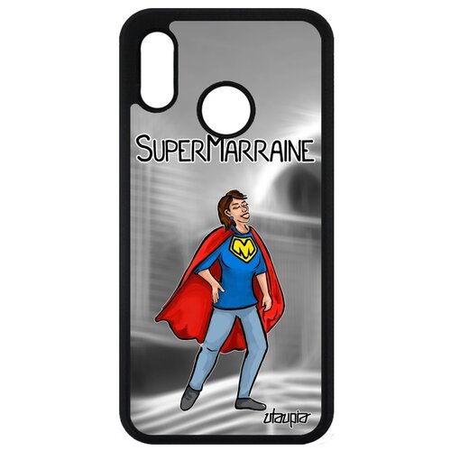 фото Чехол для телефона p20 lite, "суперкрестная" рисунок комикс utaupia