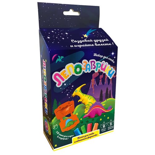 Масса для лепки STRATEG Лепозаврики (71411), 200 г