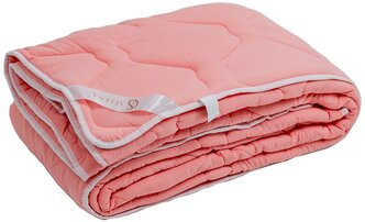 Одеяло Selena Crinkle line, всесезонное, 200 х 215 см, коралл