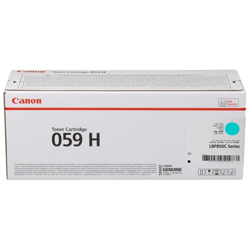 Картридж Canon 059H C (3626C001), 13500 стр, голубой тонер для лица mixsoon h c t toner 150 мл