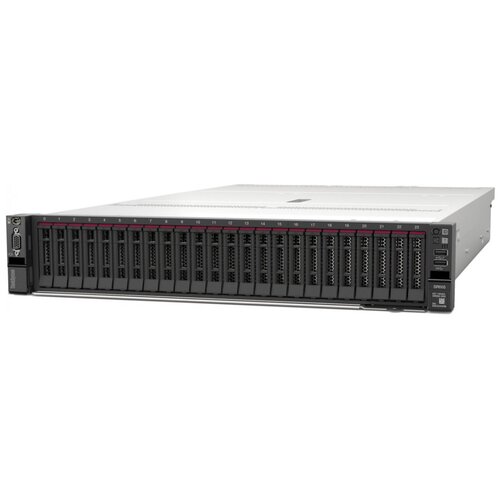 Сервер Lenovo TCH ThinkSystem SR665 Rack 2U,1xAMD 7302 16C(3.0GHz/128MB/155W)1x32GB/3200/2R/RDIMM(upto 32),noHDD(upto 8/40 SFF),