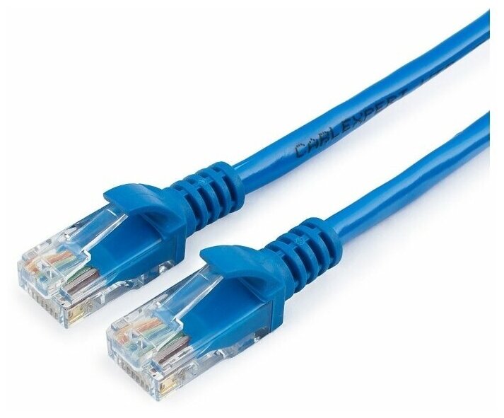 Сетевой кабель Gembird Cablexpert UTP cat.5e 5m Blue PP12-5M/B