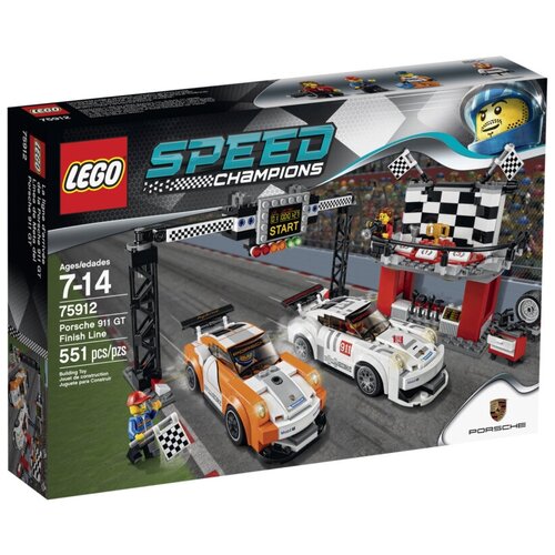 LEGO Speed Champions 75912 Финишная черта Porsche 911 GT