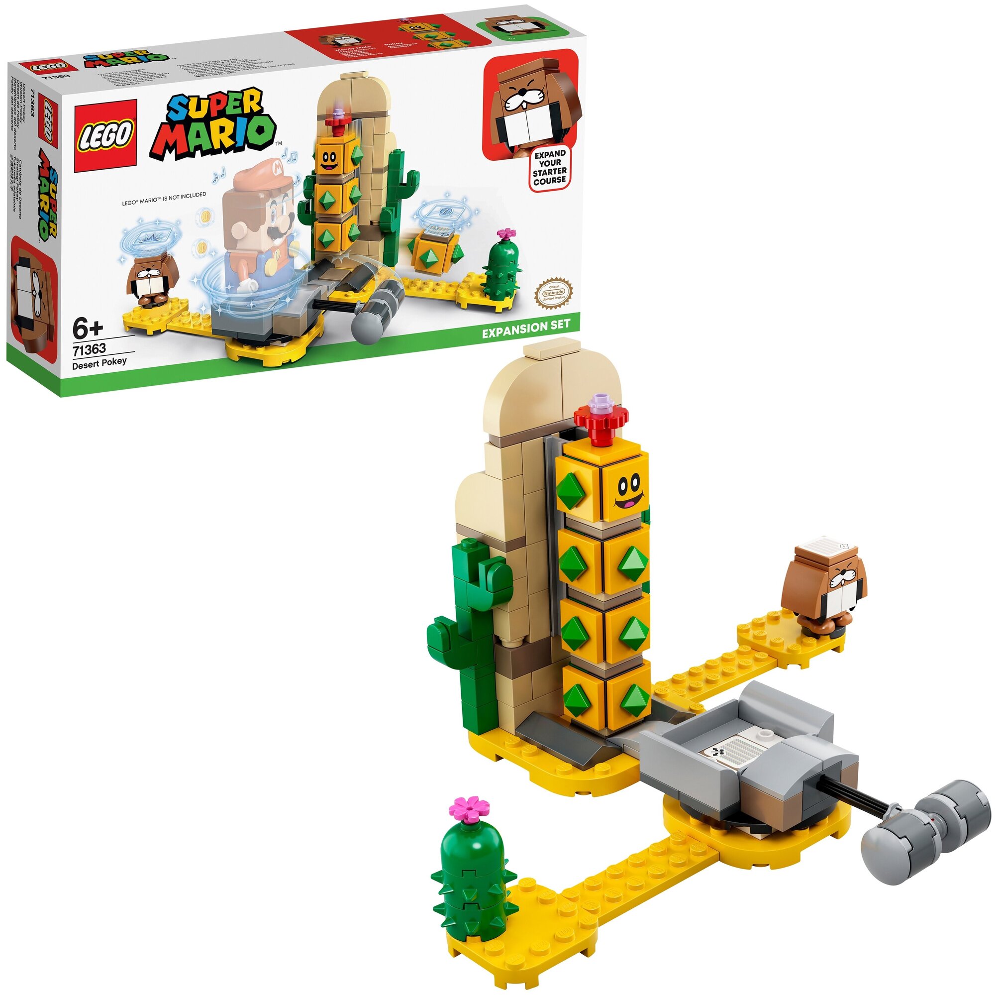 Конструктор LEGO Super Mario Поки из пустыни - дополнительный набор, 180 деталей (71363) - фото №3