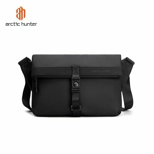 фото Сумка клатч arctic hunter, фактура гладкая, черный