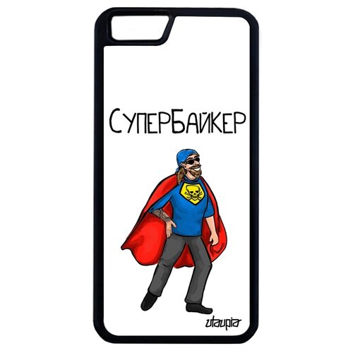 фото Чехол для мобильного apple iphone 6 6s plus, "супербайкер" мотард мотобайкер utaupia