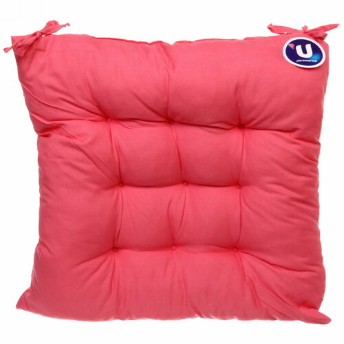 Сидушка на стул 3737см идеа цвет розовый 452₽