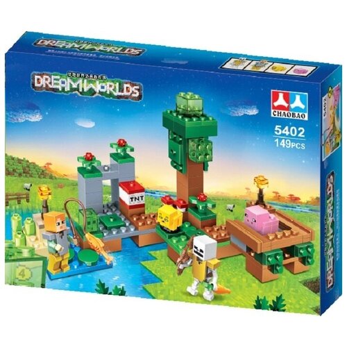 Конструктор Dream Worlds Minecraft 5402- 4 (149 деталей)