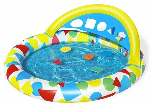 Детский бассейн Bestway Splash & Learn Kiddie Pool 52378, 120х12 см