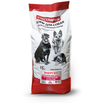 Сухой корм для собак Счастливчик для активных животных, телятина, с рисом (для средних и крупных пород) - изображение