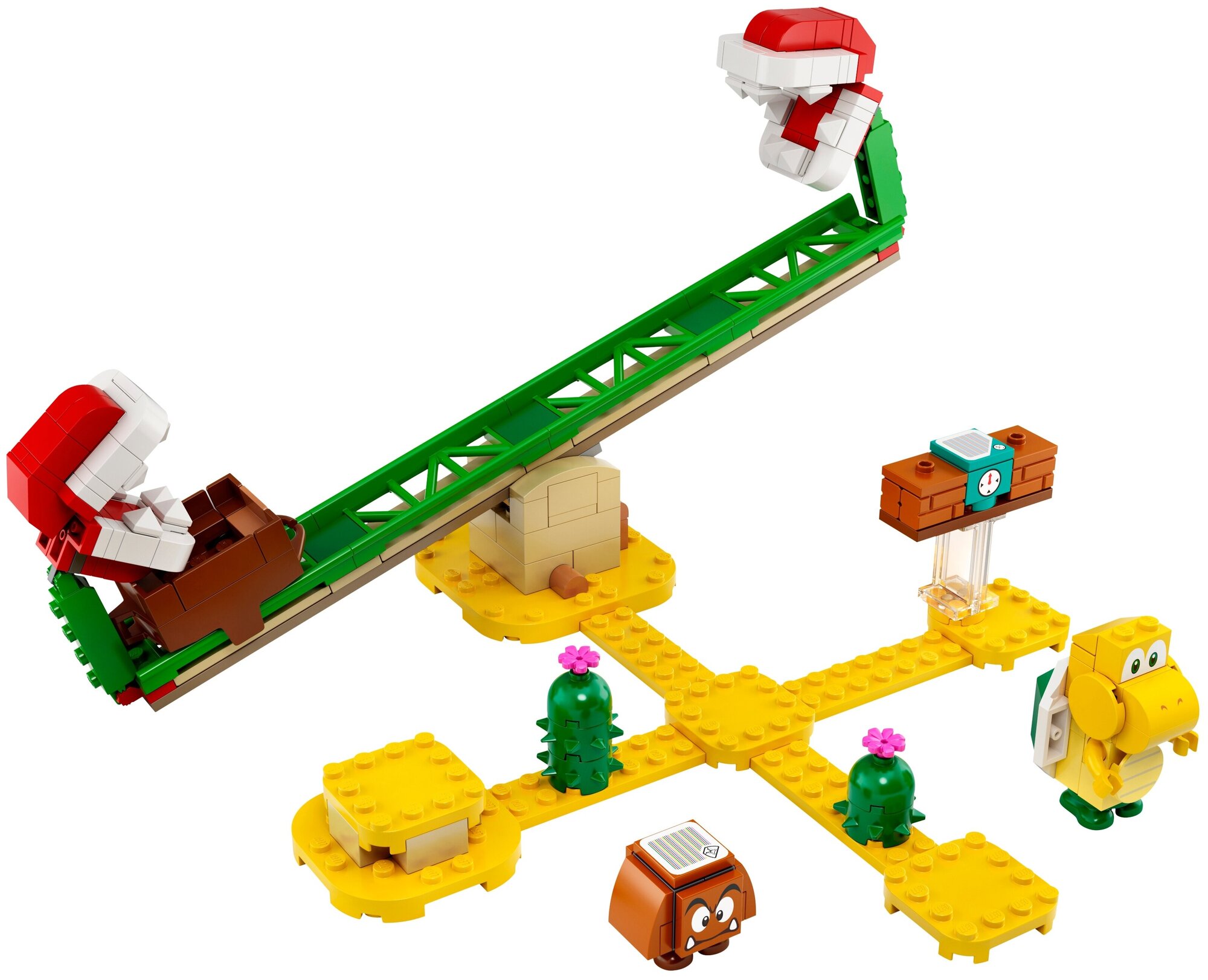 Конструктор LEGO Super Mario Мощная атака Растения-пираньи - дополнительный набор, 217 деталей (71365) - фото №13
