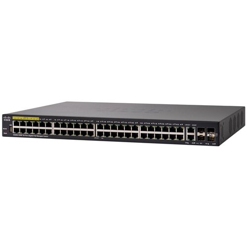 Коммутатор Cisco SG350-52MP-K9-EUEU коммутатор cisco sg350 52mp k9 eueu