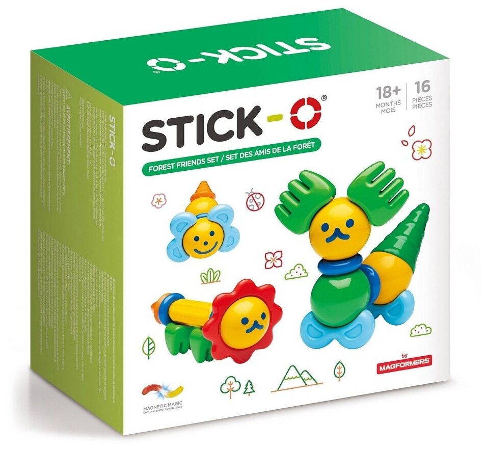 Конструктор STICK-O 902002 Forest Friends Set 16 дет.