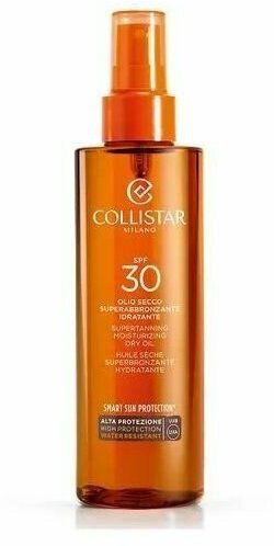 Collistar - supertanning moisturizing dry oil spf 30 200 ml увлажняющее сухое масло-спрей для загара лица и тела 200 мл