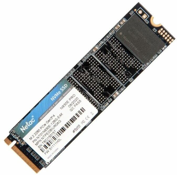 Твердотельный накопитель SSD Netac 128Gb N930E Pro Series