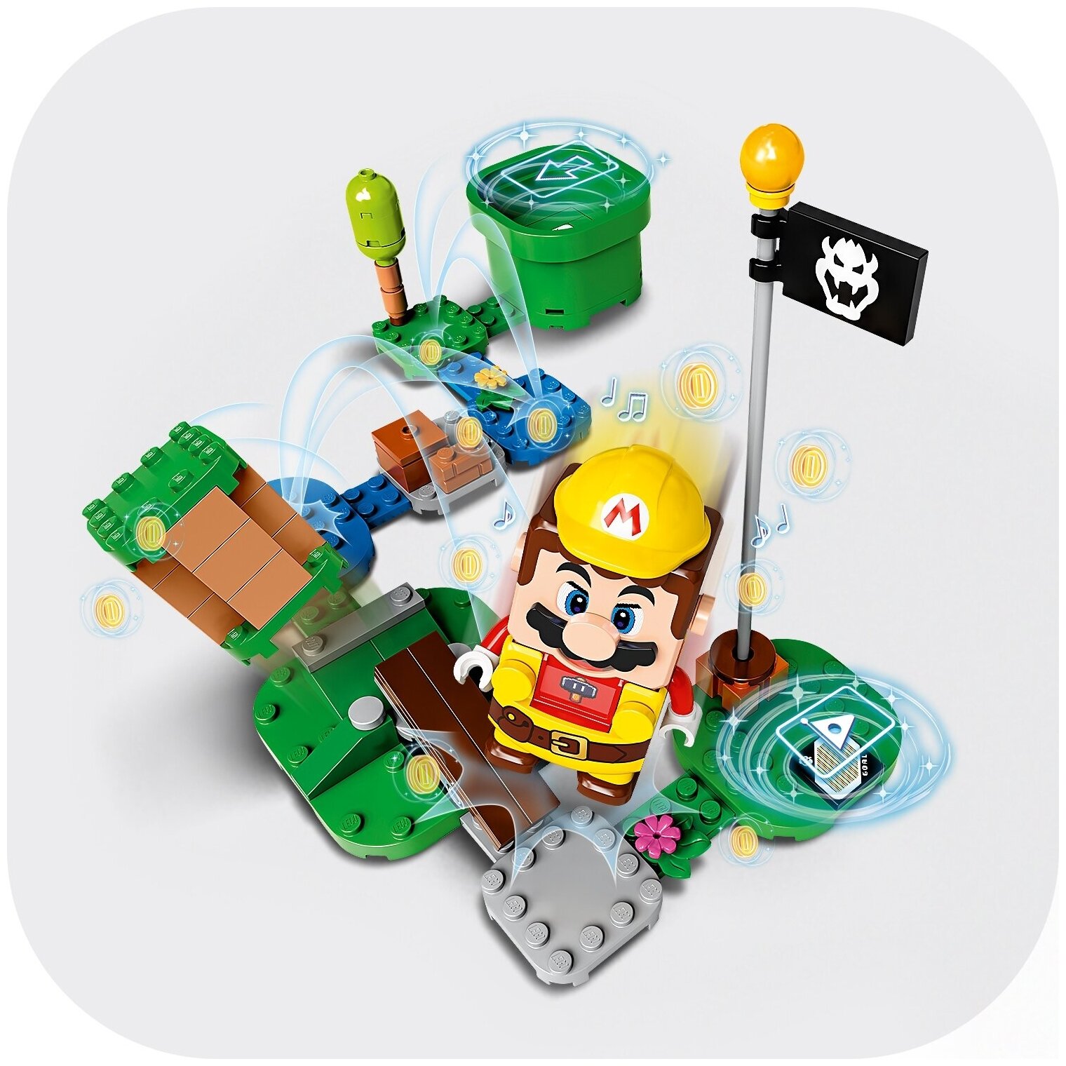 Конструктор LEGO Super Mario Марио-строитель - дополнительный набор, 10 деталей (71373) - фото №5