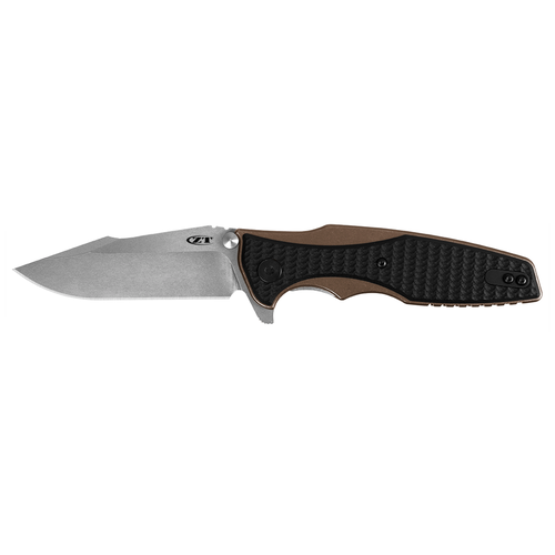 Нож складной Zero Tolerance 0393BRZ/SW бронзовый/черный zero tolerance нож складной zt 0450 длина клинка 8 3 см k0450