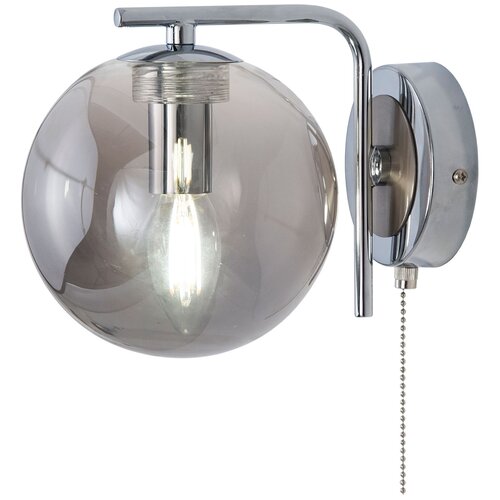 фото Бра citilux томми cl102310, e14, 40 вт, кол-во ламп: 1 шт., цвет арматуры: хромовый, цвет плафона: серый