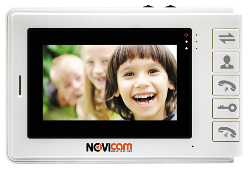 SMILE 4 Novicam v.4808 - монитор видедомофона; дисплей 4.3"; мех. без функции записи