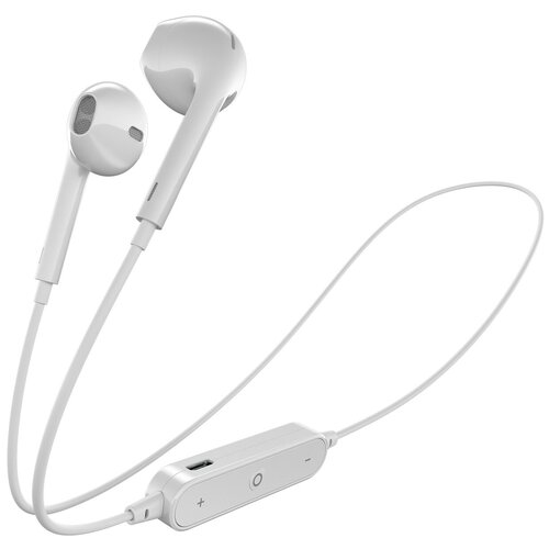 Bluetooth наушники вкладыши с микрофоном Vixter BT-1007 беспроводная мобильная гарнитура, белые