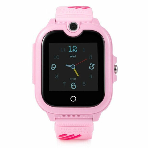 Детские умные часы Smart Baby Watch Wonlex KT13 GPS WiFi камера розовые водонепроницаемые 799000₽