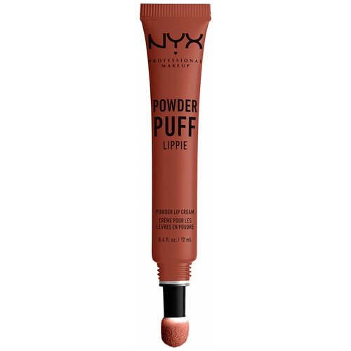 Купить NYX professional makeup Помада для губ Powder Puff Lippie, оттенок Cool Intentions 01, коричневый