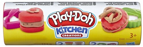 Масса для лепки Play-Doh Мини-сладости красный и коричневый (E5205/Е5100) 2 цв.