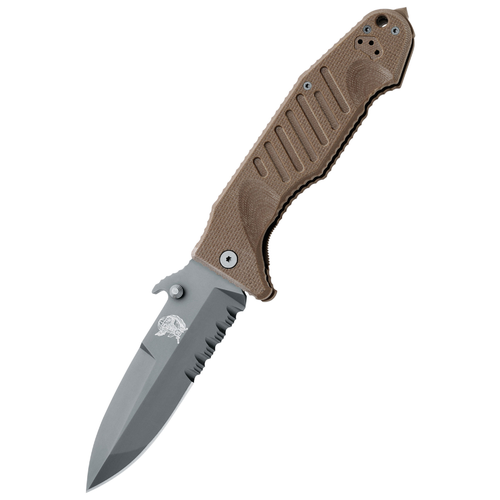 фото Нож складной fox knives delta special operation sok09cm01e коричневый