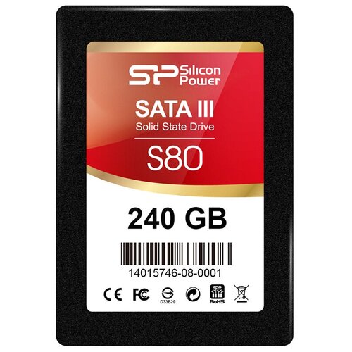 SSD диск 240gb Silicon Power SP240GBSS3S80S25 853300₽