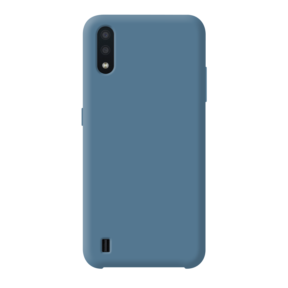 Чехол Deppa Liquid Silicone Case для Samsung Galaxy A01 (2020) синий
