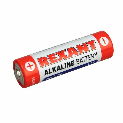 Батарейка алкалиновая REXANT 2700 мАч AA 1,5V . 30-1026, rexant алкалиновая батарейка aa lr6 1 5 v 12 шт rexant