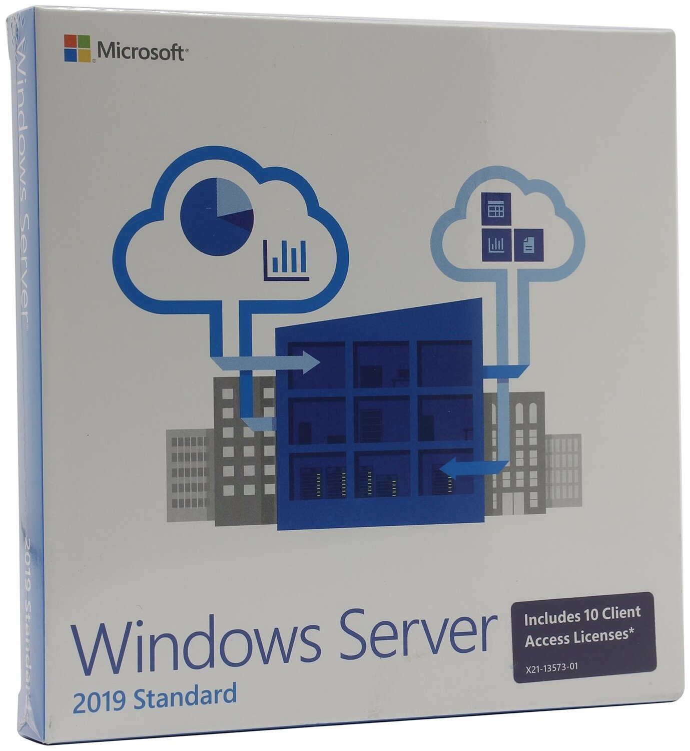 Microsoft Windows Server Standard 2019 64Bit English DVD 10 Clt 16 Core License