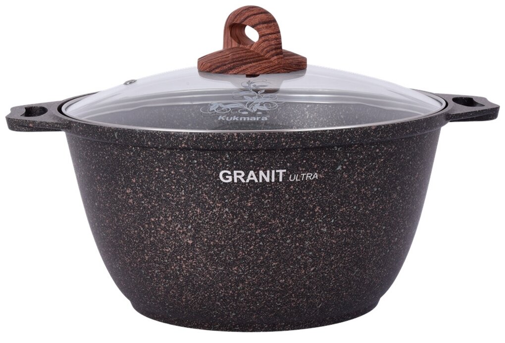 Кастрюля Kukmara кго42а Granit ultra original 4л