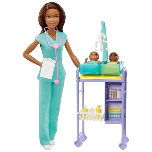 фото Игровой набор barbie baby doctor детский врач, gkh24