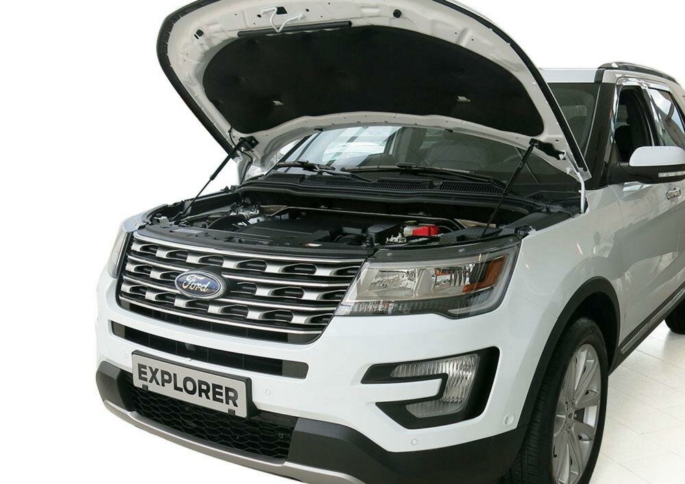 Для Ford Explorer (Форд Эксплорер) V 2010- Газовые упоры (амортизаторы) капота АвтоУпор (UFDEXP011)