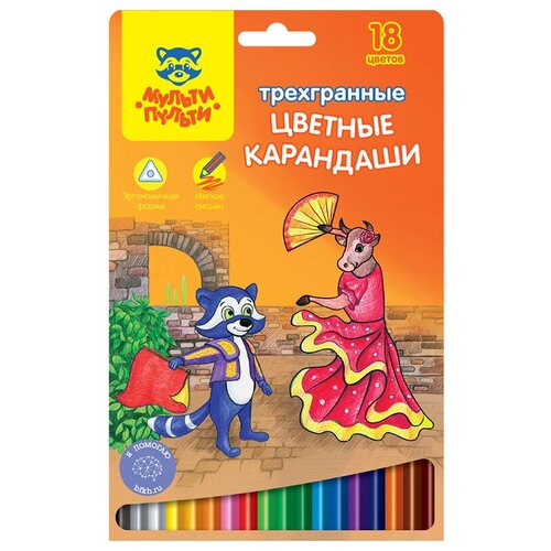 Карандаши цветные Мульти-Пульти 