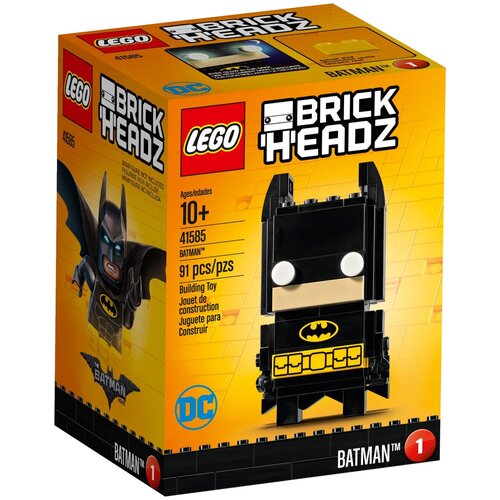 LEGO BrickHeadz 41585 Бэтмен, 91 дет. конструктор lego brickheadz 40350 пасхальный цыплёнок 120 дет
