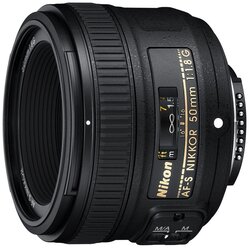 Объектив Nikon 50mm f/1.8G AF-S Nikkor черный