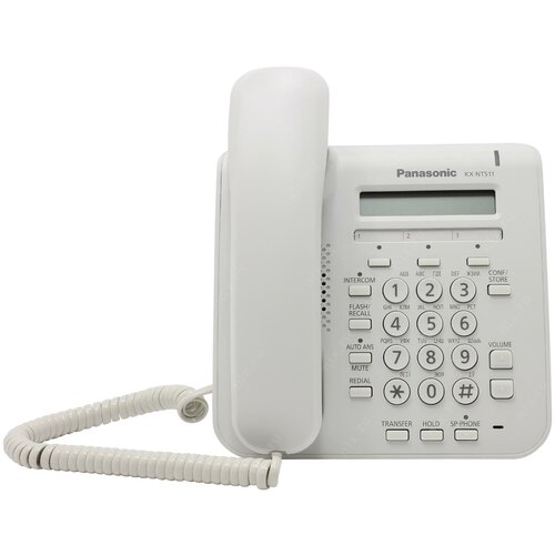 VoIP-телефон Panasonic KX-NT511А белый