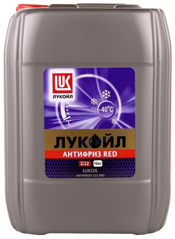Купить Антифриз ЛУКОЙЛ Red G12 10 кг по низкой цене с доставкой из Яндекс.Маркета