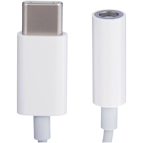 Адаптер Apple USB Type-C - mini jack 3.5 (MU7E2ZM/A) белый