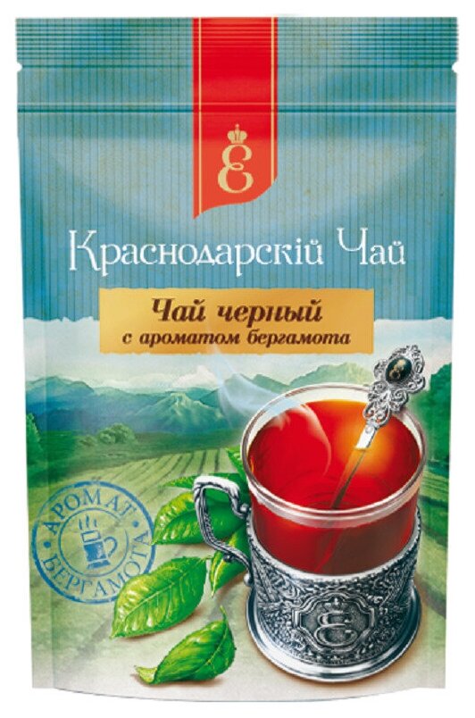 Чай черный (Ч) Дой-Пак листовой с ароматом бергамота 90 гр