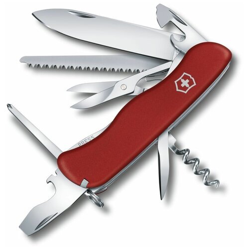 VICTORINOX Нож швейцарский многофункциональный складной Victorinox «Outrider», 14 функций, длина клинка: 8.6 см 0.8513.3V