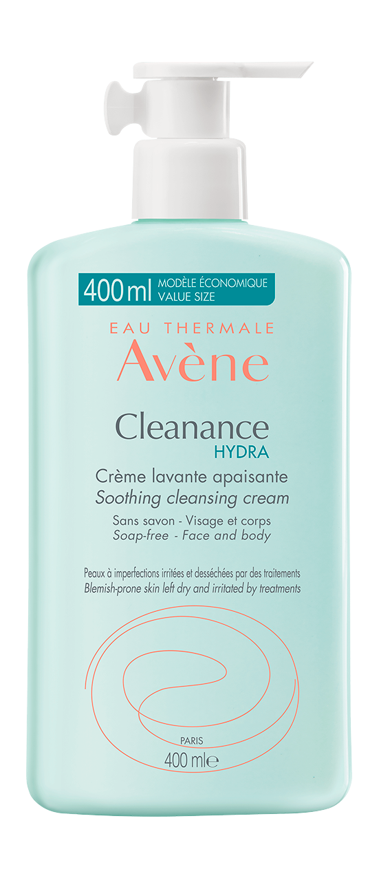 AVENE Avene Cleanance Hydra Крем для проблемной кожи очищающий успокаивающий, 400 мл