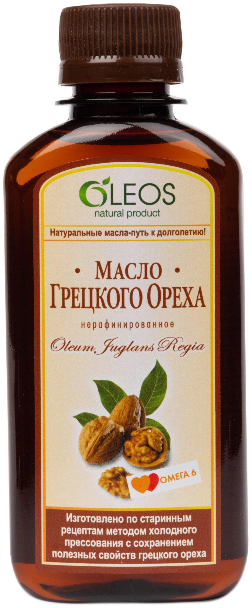 Масло грецкого ореха OLEOS Dorika, 0.2 л