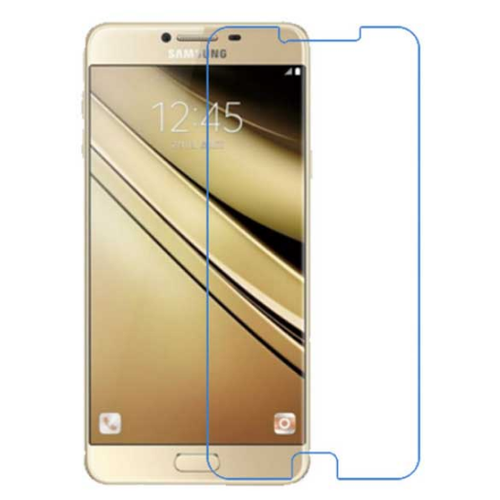 Защитная пленка MyPads (только на плоскую поверхность экрана НЕ закругленная) для телефона Samsung Galaxy C7 Pro SM-C7010 глянцевая