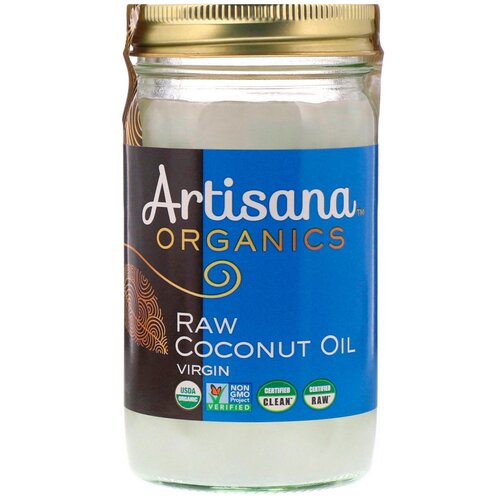 Artisana, Organics, сырое кокосовое масло, первого отжима, 414 г (14 унций)