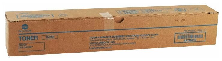 Тонер Konica Minolta A87M050 TN-323 для 227 287 367 черный - фото №2