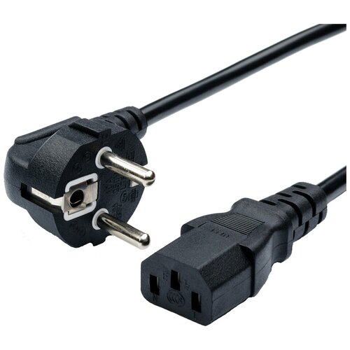 Atcom CEE7/7 - IEC C13 (AT6988), 1.2 м, 1 шт., черный atcom кабель оптический toslink atcom at0706 7 5м ret