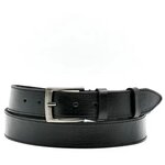 Мужской брючный кожаный ремень Doublecity RC34-08-01 черный (103915) - изображение